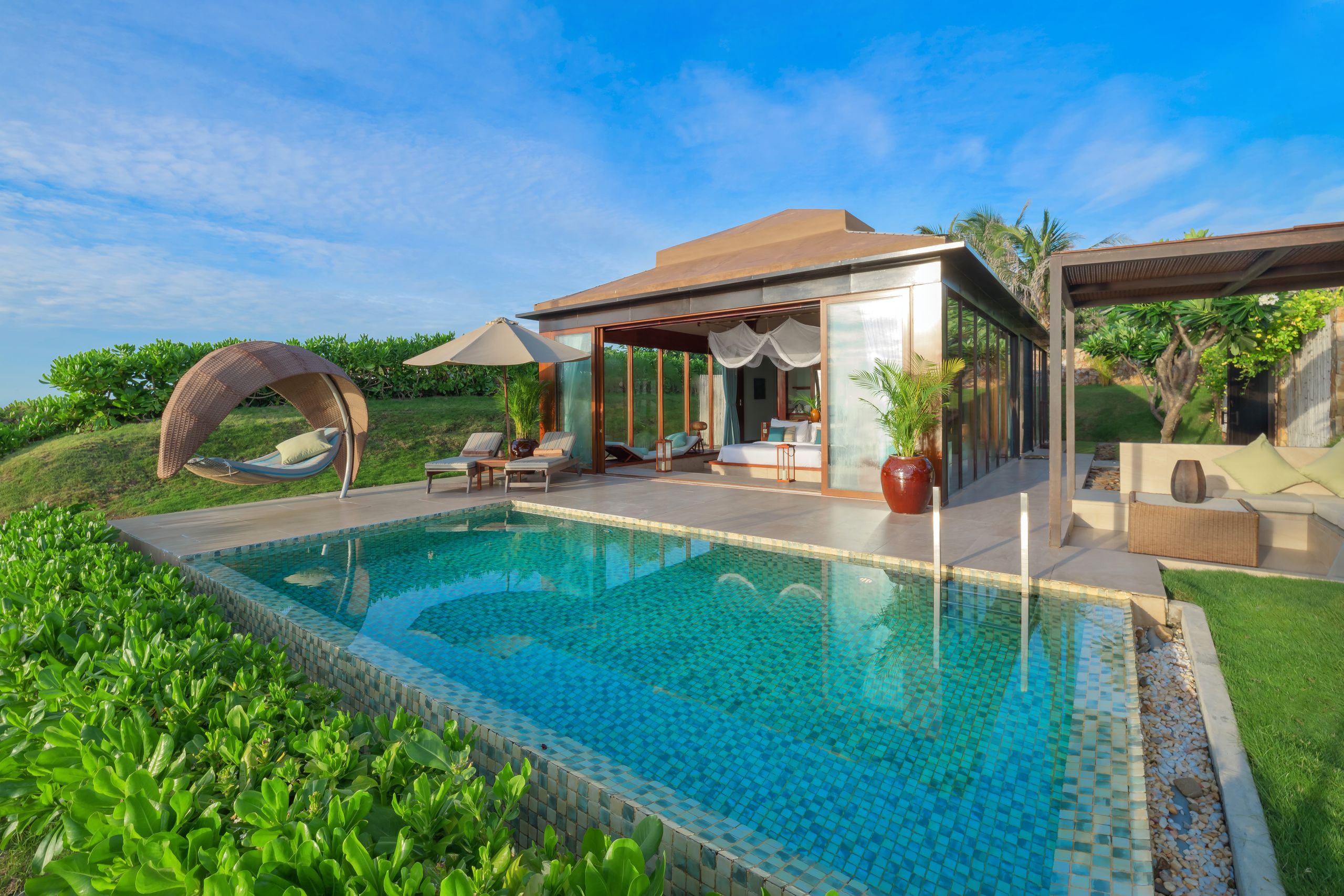 Beach Front Pool Villa - Terrasse